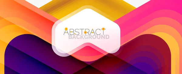 Vector 3d arrow geometric composition, abstract background for business or technology presentation, internet poster or web brochure cover, wallpaper — Stock Vector