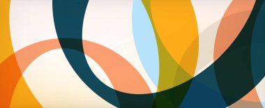 Çember geometrik şekiller, o harf tekrarlayan duvar kağıtları. İş veya teknoloji sunumları, İnternet posterleri veya web broşürü kapakları için soyut arkaplan