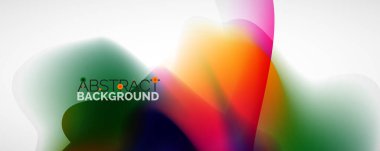 Akışkan renk gradyanı soyut arkaplan, modaya uygun renkli duvar kağıdı. Pankartlar, broşürler, posterler, afişler ve kapaklar için vektör ilüstrasyonu