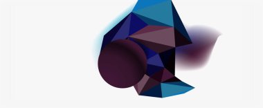 Moda 3d geometrik kompozisyon, iş veya teknoloji sunumu için tasarım şablonu, İnternet posteri veya web broşürü kapağı