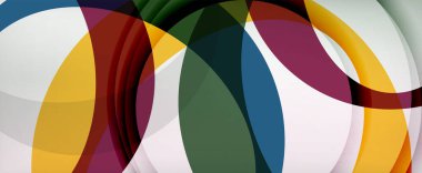 Çember geometrik şekiller, o harf tekrarlayan duvar kağıtları. İş veya teknoloji sunumları, İnternet posterleri veya web broşürü kapakları için soyut arkaplan