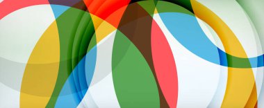 Çember geometrik şekiller, o harf tekrarlayan duvar kağıtları. İş veya teknoloji sunumları, İnternet posterleri veya web broşürü kapakları için soyut arkaplan