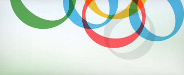 Çember geometrik şekiller, o harf tekrarlayan duvar kağıtları. İş veya teknoloji sunumları, İnternet posterleri veya web broşürü kapakları için soyut arkaplan