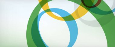 Çember geometrik şekiller, o harf tekrarlayan duvar kağıtları. İş veya teknoloji sunumları, İnternet posterleri veya web broşürü kapakları için soyut arkaplan