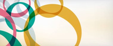 Çember geometrik şekiller, o harf tekrarlayan duvar kağıtları. İş veya teknoloji sunumları, İnternet posterleri veya web broşürü kapakları için soyut arkaplan