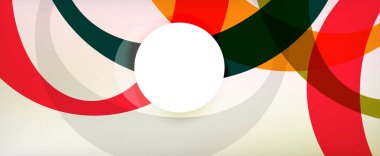 Çember geometrik şekiller, o harf tekrarlayan duvar kağıtları. İş veya teknoloji sunumları, İnternet posterleri veya web broşürü kapakları için soyut arkaplan