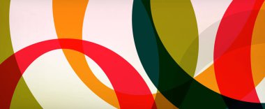 Çember geometrik şekiller, o harf tekrarlayan duvar kağıtları. İş veya teknoloji sunumları, İnternet posterleri veya web broşürü kapakları için soyut arkaplan