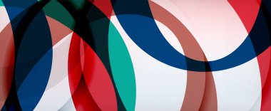 Çember geometrik şekiller, o harf tekrarlayan duvar kağıtları. İş veya teknoloji sunumları, İnternet posterleri veya web broşürü kapakları için soyut arkaplan