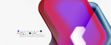 Vektör 3d ok geometrik bileşimi, iş veya teknoloji sunumu için soyut arkaplan, İnternet posteri veya web broşürü kapağı, duvar kağıdı