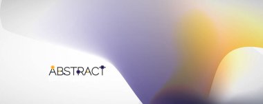 Akışkan renk gradyanı soyut arkaplan, modaya uygun renkli duvar kağıdı. Pankartlar, broşürler, posterler, afişler ve kapaklar için vektör ilüstrasyonu