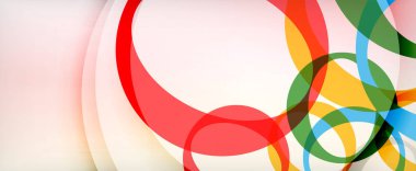 Çember geometrik şekiller, o harf tekrarlayan duvar kağıtları. İş veya teknoloji sunumları, İnternet posterleri veya web broşürü kapakları için soyut arkaplan