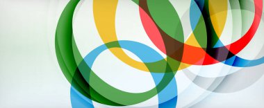 Çember geometrik şekiller, o harf tekrarlayan duvar kağıtları. İş veya teknoloji sunumları, İnternet posterleri veya web broşürü kapakları için soyut arkaplan