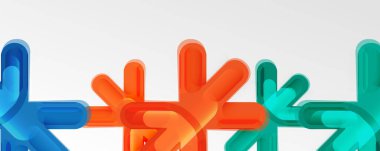 İş veya teknoloji sunumları, İnternet posterleri veya web broşürü kapakları için soyut geçişler