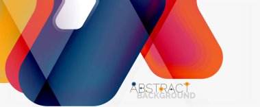 Vektör 3d ok geometrik bileşimi, iş veya teknoloji sunumu için soyut arkaplan, İnternet posteri veya web broşürü kapağı, duvar kağıdı