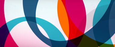 Çember geometrik şekiller, o harf tekrarlayan duvar kağıtları. İş veya teknoloji sunumları, İnternet posterleri veya web broşürü kapakları için soyut arkaplan