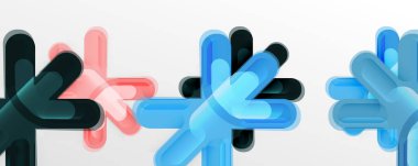 İş veya teknoloji sunumları, İnternet posterleri veya web broşürü kapakları için soyut geçişler