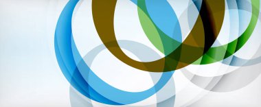 Çember geometrik şekiller, o harf tekrarlayan duvar kağıtları. İş veya teknoloji sunumları, İnternet posterleri veya web broşürü kapakları için soyut arkaplan