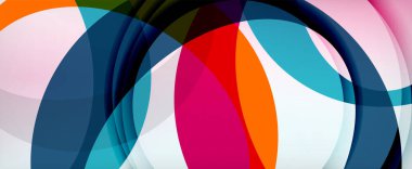 Çember geometrik şekiller, o harf tekrarlayan duvar kağıtları. İş veya teknoloji sunumları, İnternet posterleri veya web broşürü kapakları için soyut arkaplan