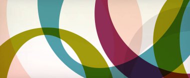 Çember geometrik şekiller, o harf tekrarlayan duvar kağıtları. İş veya teknoloji sunumları, İnternet posterleri veya web broşürü kapakları için soyut arkaplan