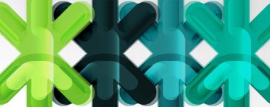 İş veya teknoloji sunumları, İnternet posterleri veya web broşürü kapakları için soyut geçişler