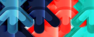 İş veya teknoloji sunumları, İnternet posterleri veya web broşürü kapakları için soyut geçişler