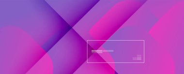 Kare şekiller geometrik soyut arkaplan. Üç boyutlu gölge efektleri ve sıvı eğimleri. Modern çakışma biçimleri