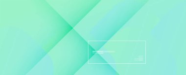 Kare şekiller geometrik soyut arkaplan. Üç boyutlu gölge efektleri ve sıvı eğimleri. Modern çakışma biçimleri