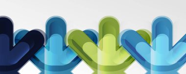 İş veya teknoloji sunumları, İnternet posterleri veya web broşürü kapakları için soyut geçişler