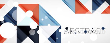 Vektör üçgen geometrik arkaplan kümesi. Kapaklar, afişler, el ilanları ve posterler ve diğer tasarımlar için vektör illüstrasyonu