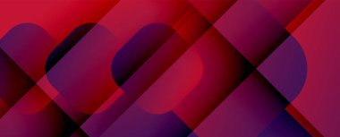 Kare şekiller geometrik soyut arkaplan. Üç boyutlu gölge efektleri ve sıvı eğimleri. Modern çakışma biçimleri