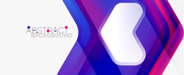 Vektör 3d ok geometrik bileşimi, iş veya teknoloji sunumu için soyut arkaplan, İnternet posteri veya web broşürü kapağı, duvar kağıdı