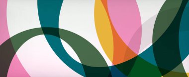 Çember geometrik şekiller, o harf tekrarlayan duvar kağıtları. İş veya teknoloji sunumları, İnternet posterleri veya web broşürü kapakları için soyut arkaplan