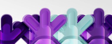 İş veya teknoloji sunumları, İnternet posterleri veya web broşürü kapakları için soyut geçişler