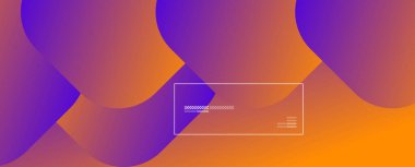 Kare şekiller geometrik soyut arkaplan. Üç boyutlu gölge efektleri ve sıvı eğimleri. Modern çakışma biçimleri