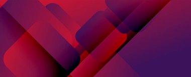 Kare şekiller geometrik soyut arkaplan. Üç boyutlu gölge efektleri ve sıvı eğimleri. Modern çakışma biçimleri