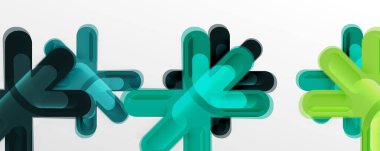 İş veya teknoloji sunumları, İnternet posterleri veya web broşürü kapakları için soyut geçişler