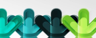 İş veya teknoloji sunumları, İnternet posterleri veya web broşürü kapakları için soyut geçişler