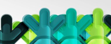 İş veya teknoloji sunumları, İnternet posterleri veya web broşürü kapakları için soyut geçişler