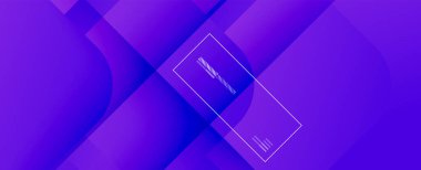 Kare şekiller geometrik soyut arkaplan. Üç boyutlu gölge efektleri ve sıvı eğimleri. Modern çakışma biçimleri