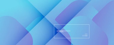 Kare şekiller geometrik soyut arkaplan. Üç boyutlu gölge efektleri ve sıvı eğimleri. Modern çakışma biçimleri