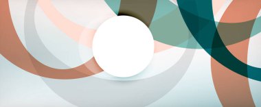 Çember geometrik şekiller, o harf tekrarlayan duvar kağıtları. İş veya teknoloji sunumları, İnternet posterleri veya web broşürü kapakları için soyut arkaplan