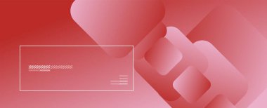 Kare şekiller geometrik soyut arkaplan. Üç boyutlu gölge efektleri ve sıvı eğimleri. Modern çakışma biçimleri