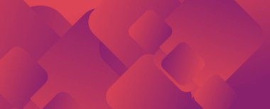 Kare şekiller geometrik soyut arkaplan. Üç boyutlu gölge efektleri ve sıvı eğimleri. Modern çakışma biçimleri