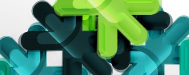 İş veya teknoloji sunumları, İnternet posterleri veya web broşürü kapakları için soyut geçişler