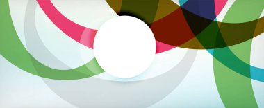 Çember geometrik şekiller, o harf tekrarlayan duvar kağıtları. İş veya teknoloji sunumları, İnternet posterleri veya web broşürü kapakları için soyut arkaplan