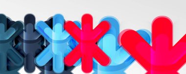 İş veya teknoloji sunumları, İnternet posterleri veya web broşürü kapakları için soyut geçişler