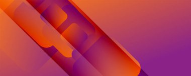 Kare şekiller geometrik soyut arkaplan. Üç boyutlu gölge efektleri ve sıvı eğimleri. Modern çakışma biçimleri