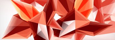 Vektör 3d üçgenler ve piramitler iş veya teknoloji sunumları, İnternet posterleri veya web broşürü kapakları için soyut arkaplan