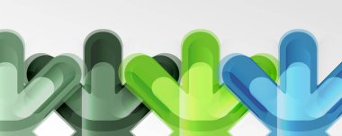 İş veya teknoloji sunumları, İnternet posterleri veya web broşürü kapakları için soyut geçişler