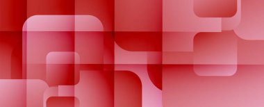 Kare şekiller geometrik soyut arkaplan. Üç boyutlu gölge efektleri ve sıvı eğimleri. Modern çakışma biçimleri